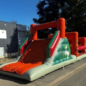 2-delige hindernisbaan 13 x 4 m